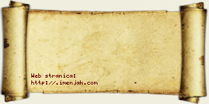 Andjelina Ojdanić vizit kartica